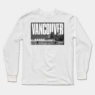 Vancouver Cityscape Long Sleeve T-Shirt